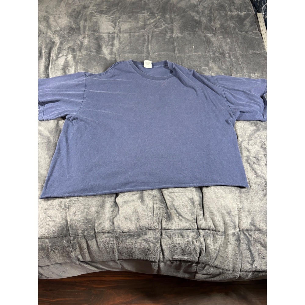 Vintage Levis SilverTab T Shirt Mens XL Blue Boxy Fit Made in USA Cotton 90s